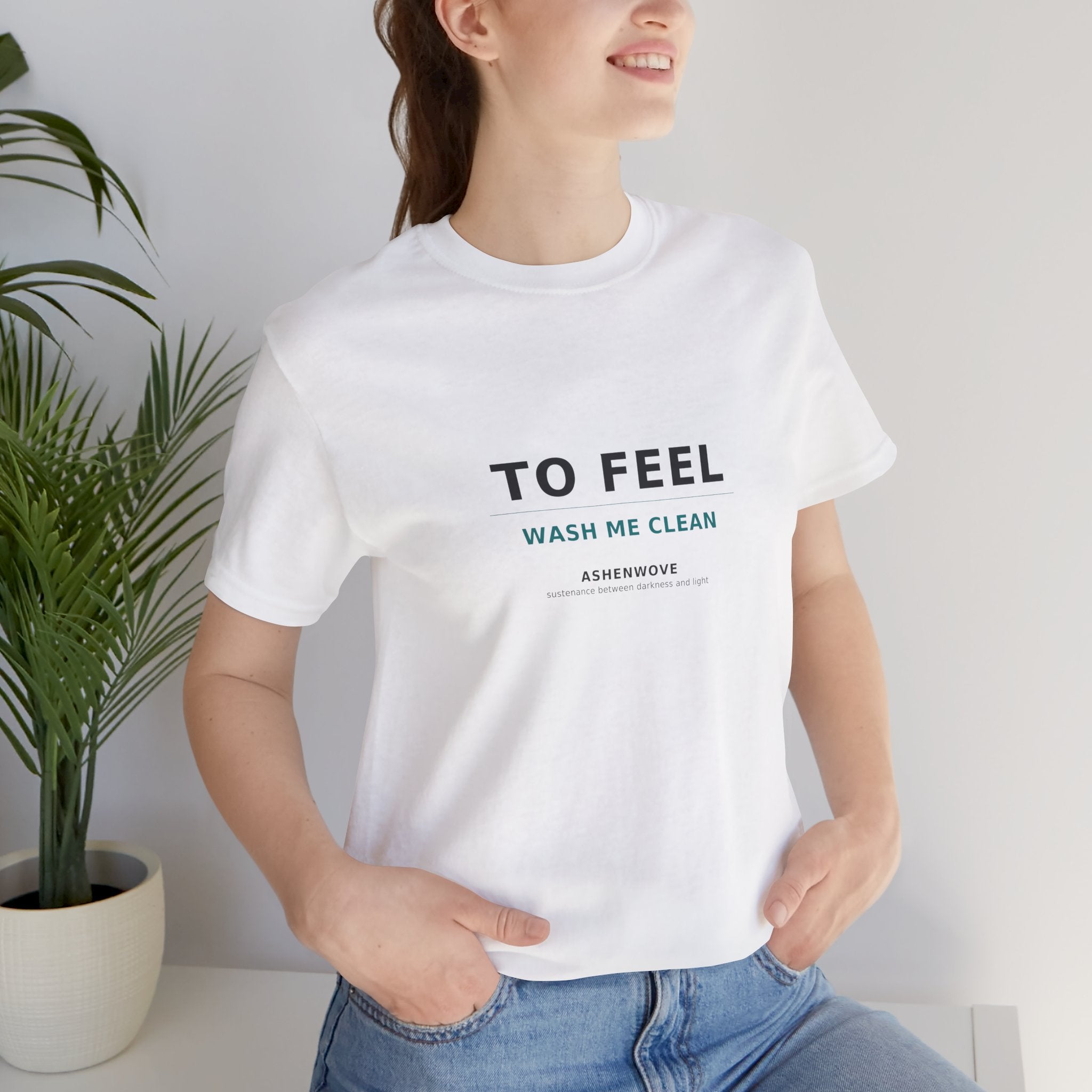 Unisex Short Sleeve Tee - 'Wash Me Clean' | Casual Wear, Gift for Friends, Self-Care Reminder, Relaxed Fit, Everyday Style